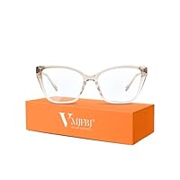 VMJFBJ Gafas Luz Azul Mujer Ojo De Gato Moda, Gafas Filtro Luz Azul Anti Luz Azul Bloqueo, TR90 Ligeras Para Pantallas De Ordenador, Gaming Y Uso Diario Antifatiga, Champagne