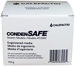 Calefactio #CSM2 CondenSAFE condensate Neutralizer Media Refill Bag Replacement for Residential condensing Gas Boiler, Water Heater and Other Gas Heating Devices