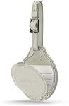 Satechi FindAll Smart Luggage Tag with Find My, TSA-Friendly, Airport Tracking, Left-Behind Alerts, Loud Audible Chime, Wireless Rechargeable, Works with iPhone, iPad, Mac – Sand