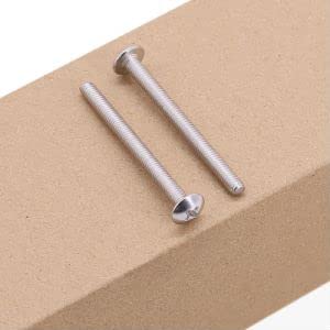 1/4-20 x 2 (20 pcs) Truss Head Machine Screws, 304 Stainless Steel (18-8), Cross Recessed Truss Head Machine Screws, Phillips Drive, Coarse Thread UNC, ANSI B18.6.3T image 4