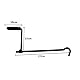 Hand Jack Rocker, Baceyong Automobile Hand Scissor Jack Rocker Handle, Universal Car Foldable Change Tires Tools