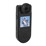 Körperkamera, 2K-HD-Körperkamera mit um 180° Drehbarem Objektiv, 1400-mAh-Akku, Bewegungserkennung, Am Körper Getragener Camcorder für die Strafverfolgung