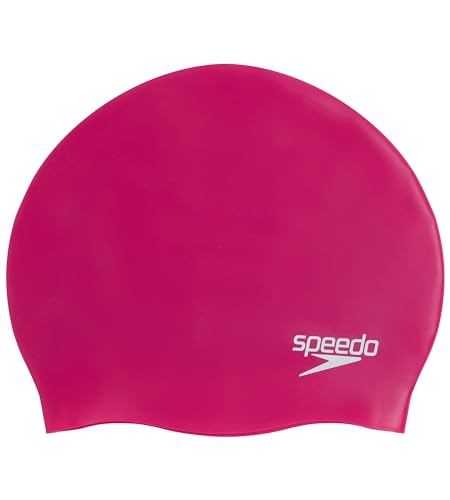 Image of Speedo Unisex Moulded Silicone Swim Cap for Men and Women