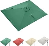 10' X 13' Rectangle Umbrella Replacement Canopy - 8 Ribs Cantilever Patio...
