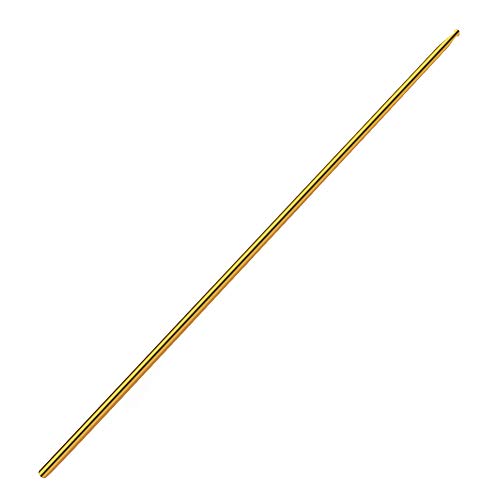 Portable Magic Wand,Gold Magic Cane Metal Appearing Cane,Magic Pocket Staff Magic Telescopic Tricks for Professional Magician Stage,Retractable Expandable Cane Pop Out Wands,110CM