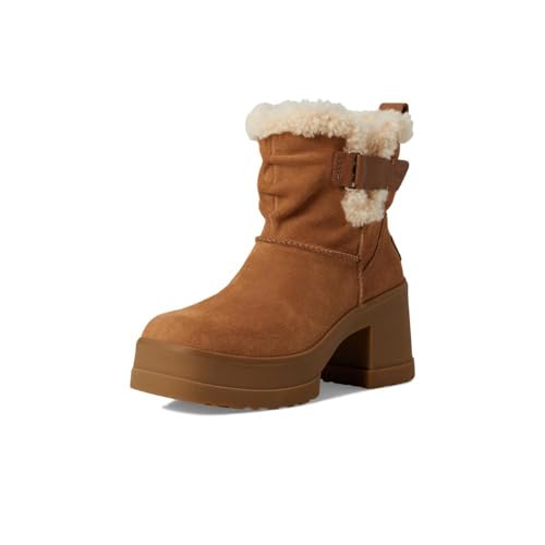 UGG Women's Moxy Pull ON Fashion Boot, Chestnut, 9