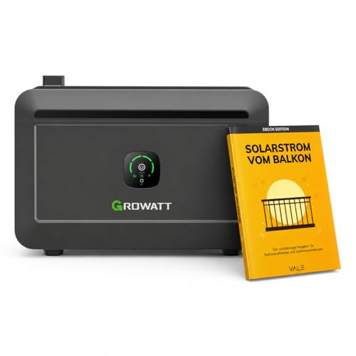 Growatt NOAH 2000 0% MwSt §12 III UstG 2,048kWh Niedervolt-Batterie für Balkonkraftwerke