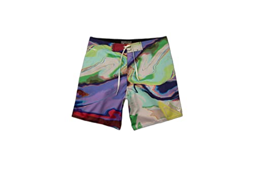 Bermuda Surf Sand Color-Azul/Rosa Claro