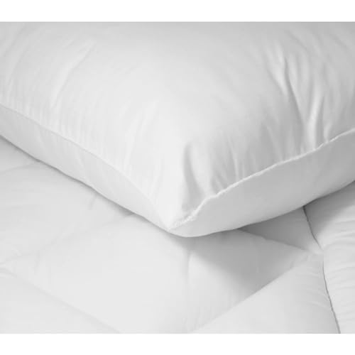 Set 2 Almohadas de Espuma Viscoelástica Blanca