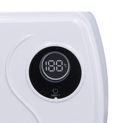 Marhynchus Mini Bojler, 1500 W 110 V Natychmiastowy Bojler Ciepłej Wody z Ekranem Dotykowym i Mosiężnymi Złączkami, do Kuchni, łazienki RV (Wtyczka UE 220 V)