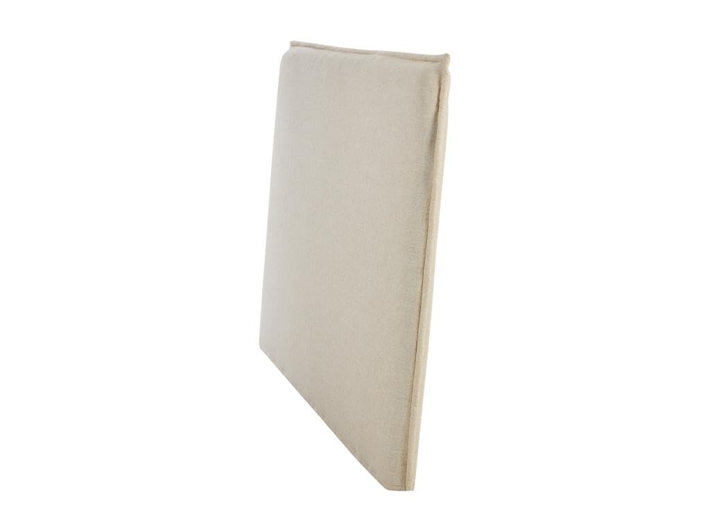 Vente-unique - Tête de lit déhoussable 150 cm - Coton et Lin - Beige - TAHIME
