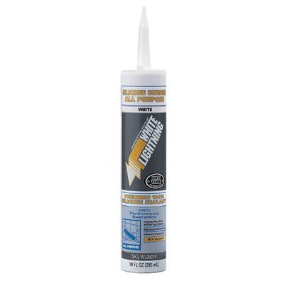 Industrial Silicone Sealants - 10-oz. 100% silicone sealant white [Set of 12]