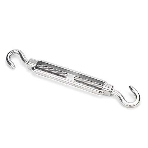Tensor con gancho de acero inoxidable 304, resistente para ajuste de cable de acero, tamaño M16 miniatura 1