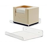 Matériau élégant : fabriquées à partir d'acrylique transparent qui est résistant à la rouille et à la déformation, ces étagères offrent une utilisation fiable même dans des conditions légèrement humides tout en étant superbes.