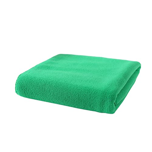 VALICLUD Large Microfiber Bath Towel Quick Drying Spa Beach Shower Towel for Camping and Travel Soft Absorbent Green Color for Bathing and Swimming Activities
