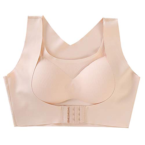 Almencla Sutiãs Dos Esportes das mulheres Sem Cruz Fivela Frente Yoga Activewear Removível Pad Sono