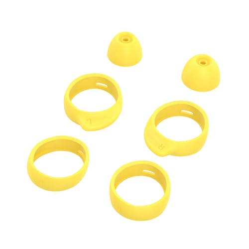 BESPORTBLE Headset Accessory Set: 16pcs Earphone Protective Plugs Yellow Tips for