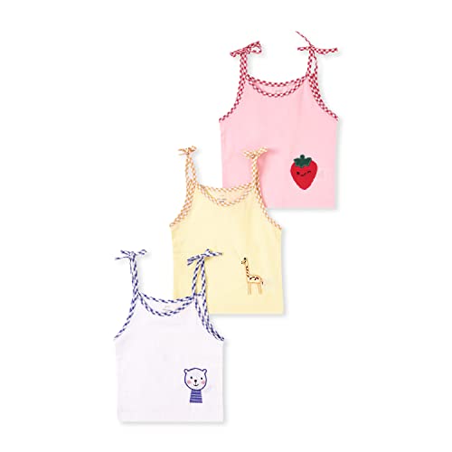 Giggles & Wiggles Baby Cotton Cloth Super Comfortable and Soft Thin Strap Jhabla Combo Set Pack of for 3 3-6M