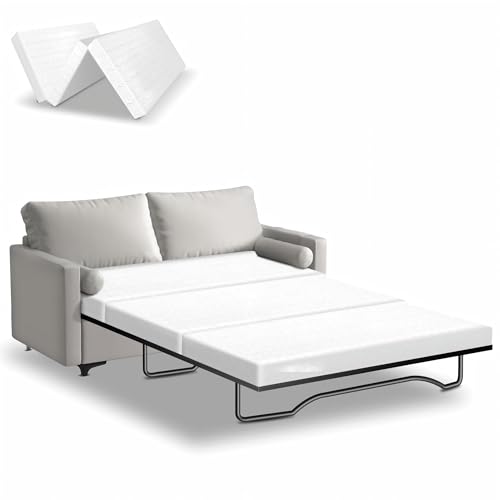 Srora 4 Inch Sofa Bed Mattress Replacement, Full Size 72' x 53', CertiPUR-US Certified, Foldable...