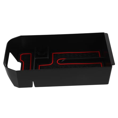 Bandeja de almacenamiento resistente de PP rojo para la consola central 2