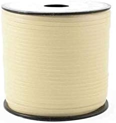 Cordón de encaje para manualidades de plástico que brilla en la oscuridad, rollo de 100 yardas