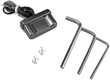 Motorcycle Universal Fender Eliminator Kit, Motorcycle Adjustable Turn Signal License Plate Frame with Aluminum LED Light for Universal Models