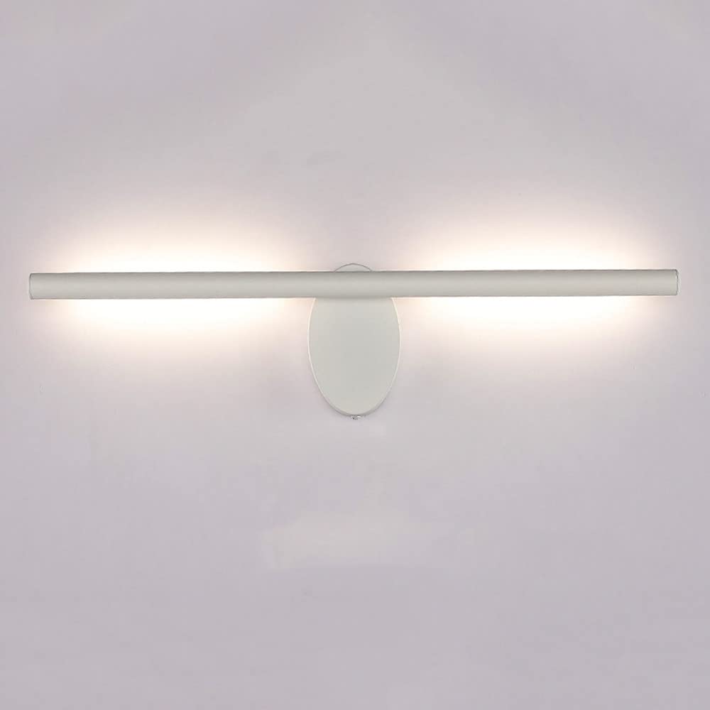 Jadssox Moderne lampade da toeletta a LED Lampada da specchio lineare per bagno, Lampade frontali a specchio a striscia lunga, Luci da trucco minimaliste da trucco sopra lo specchio, Luci da parete pe