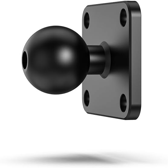 Cellet 25mm / 1 inch Ball Base for Industry Standard Dual Ball Socket Mounting Arms, (4 Screw Mount)