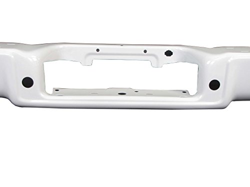 Fo1102350 Painted White Rear Step Bumper Face Bar With Sensor Hole 2004-2008 F150 Styleside Bed #TOP3