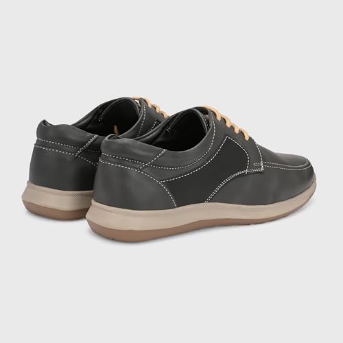 Image of Centrino Men's Casual Lace-Up Shoes | Comfortable Round Toe Lace-Up Derby Shoe with Rugged Rubber Thick Sole for Casual, Office, College, Outdoor, Travel, Trekking, Weekend Outing(8102)