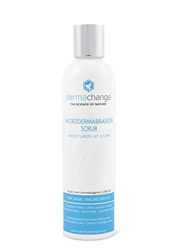 Microdermabrasion Scrub - Exfoliating Face and Body Scrub - Pure & Organic Brightening Face Exfoliator With Microcrystal Edges - Acne Scar Treatment And Skin Exfoliator With Deep Moisturizer (8 oz)