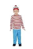 disfraz wally mujer casero Incluye disfraz de Wally, rojo y blanco, con sombrero, camiseta y pantalones