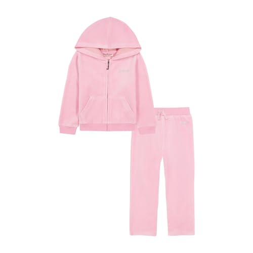 Image of Juicy Couture 2pc Zip Up Velour Jog Set