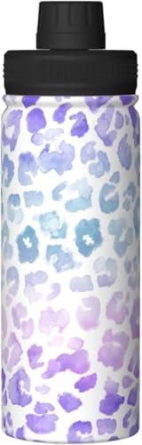 水筒 500ml おしゃれ ヒョウ柄 豹柄 保温水筒 軽量タイプ ステンレススチール ウォーターボトル コーヒー携帯 真空断熱 二重構造 漏れない 大人 子供用 18オンス