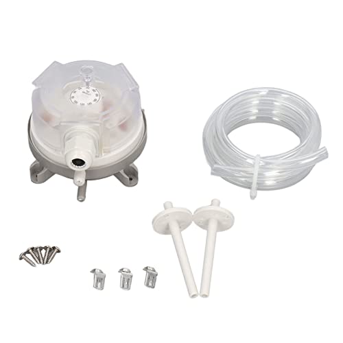 Risegun Interruptor de PresióN Diferencial Spdt, Interruptor de PresióN Hvac 20-200Pa, Con Herramienta De Montaje, Adecuado Para Equipos De Procesamiento ElectróNico Y Aeroespacial