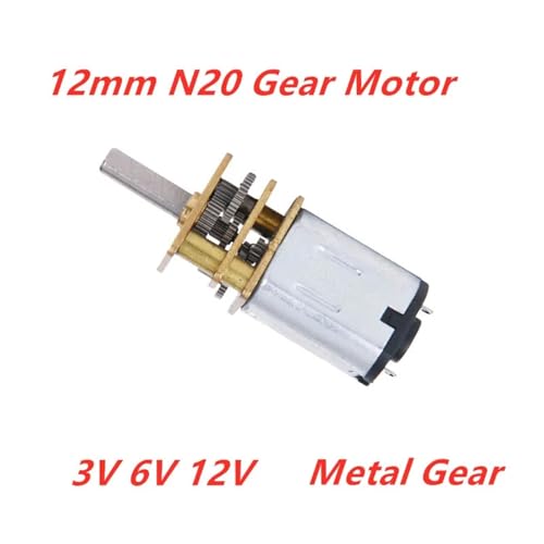 Motorreductor de metal micro de 3V-12V y alta precisión para cerraduras 2