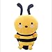 WGOO Pillow Plüschtier | Kuscheltier | Kissen | weich und flauschig Kuschel– für Kinder & Babys,Süße Kleine Bienenpuppe,Sofakissen,25Cm