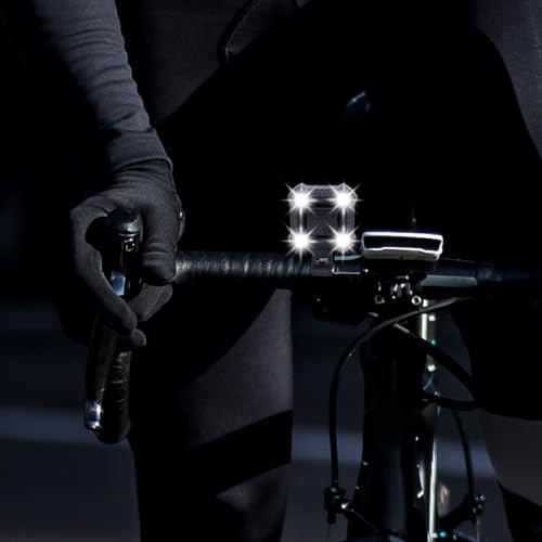 Lumière de cloche imperméable pour le cyclisme et klaxon vélo 140 dB USB