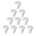 10X Bombilla GU10 LED 4000K Blanca Neutra Wowatt 6W Equivalente a Halógena de 50W 35W 20 Watt 500LM Ahorro de Energía Lámpara LED GU10 Spotlight AC 230V 82Ra Ángulo de Haz de 120° No Regulable