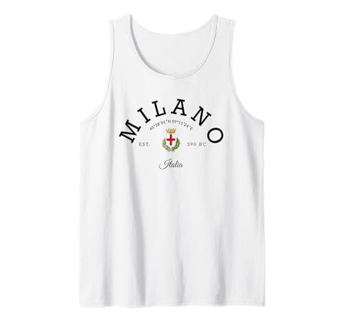 Milano Italia Milano viaje Milano vacaciones familiares a Italia Camiseta sin Mangas