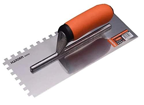 Harden Truelle pour carrelage 8 mm dents avec poignée souple 280 mm par 120 mm (HAR 620258)