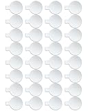 32 Pcs Write On Wire Labels - White, 1.3'' Diameter for Cable Management