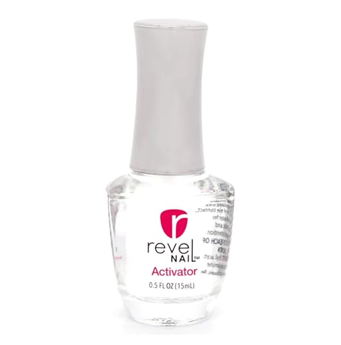 Revel Nail Dip Powder Activator - Activating Liquid for Dip Color Step 2 for Long-Lasting Chip & Crack Resistant Manicure No UV Lamp DIY for Strong Healthy Nails 0.5 oz