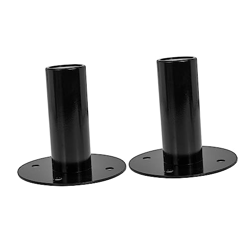 2Pcs Speaker Base Metal Speaker Stands for Home Theater Satellite Speakers Heavy Duty Support for Improved Sound Quality Component Isolation