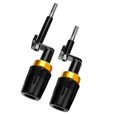 �t���[���K�[�h Compatible With For Ninja500 For SE 2024 2025 �I�[�g�o�C�t���[���X���C�_�[�N���b�V���p�b�h�����ی�������i�ƌ݊���(Yellow)