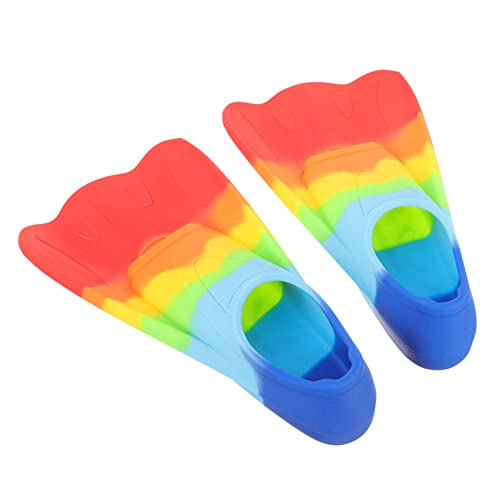 Abaodam 1 Pair Silicone for Lightweight Diving Flippers Comfortable Open Toe Design for Easy Use for Swimming Snorkeling and Training