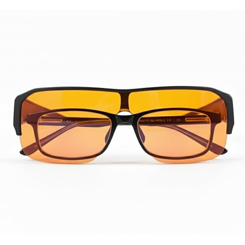 Image of Sleep ZM Blue Light Blocking & Light Sensitivity Fitover Glasses - 14 Lens Types for Comfort, Relaxation, Sleep & Relief