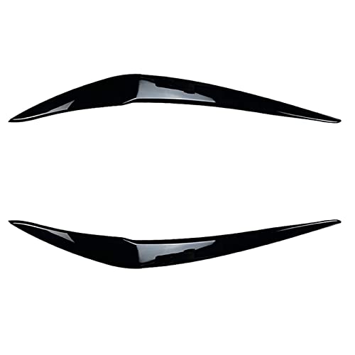 Sourcils de phares pour BMW F20 F21 restylée 2015-2019 noir brillant