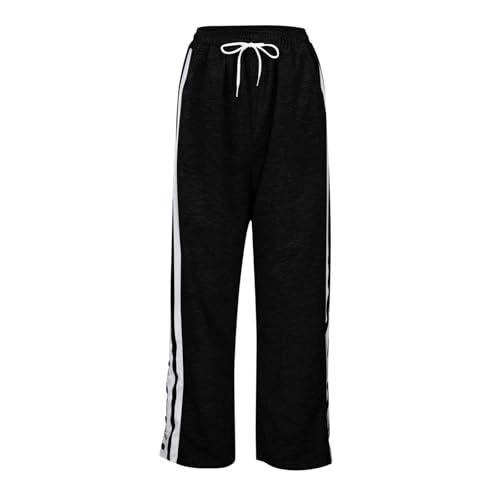 Pantalon de rééducation jambes larges à boutons pour loisirs