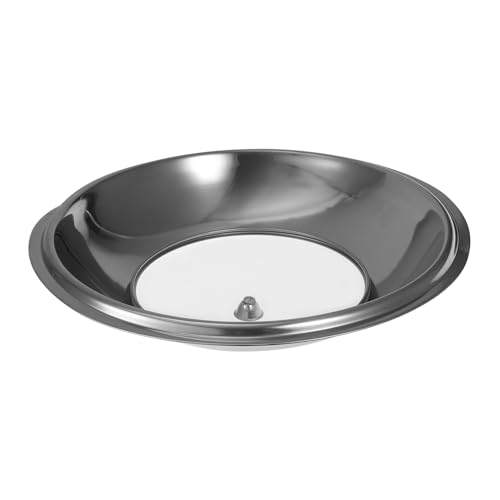 VINTORKY Tapa de Olla Inoxidable con Vidrio Visible Cubierta Scald para Wok para Cocinas Diarias y Protección de Alimentos
